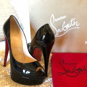 Christian Louboutin Lady Peep 150 Patent Calf